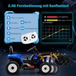 Elektrinė vaikiška kelio volelio transporto priemonė su muzika ir šviesomis (Mėlyna)