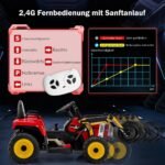 Elektrinė vaikų transporto priemonė su regos ir garso efektais (Raudona)