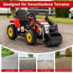 Elektrinė vaikų transporto priemonė su regos ir garso efektais (Raudona)