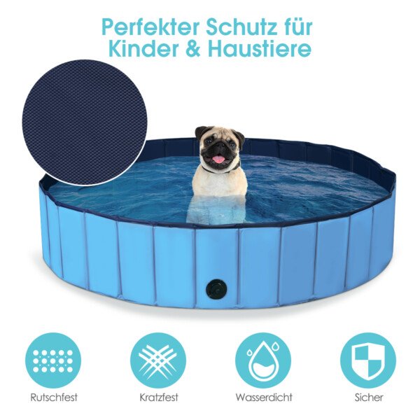 Sulankstomas baseinas augintiniams (Mėlyna)