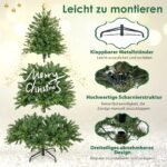 Dirbtinė Kalėdų eglutė su LED apšvietimu (Žalia)