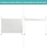 Teleskopinė markizė 300 x 120 cm (Smėlio)