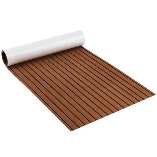 Vandeniui atsparus EVA putplasčio denio kilimėlis 240x90 cm (Ruda)