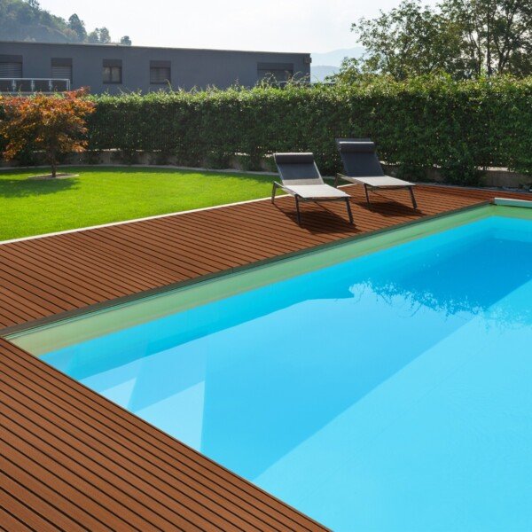 Vandeniui atsparus EVA putplasčio denio kilimėlis 240x90 cm (Ruda)