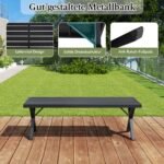 Lauko suoliukas be atlošo 138 cm (Juoda)