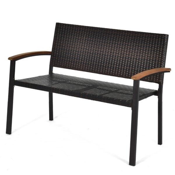 Sodo suolas poliratano 115 cm (Juoda)