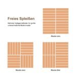 Terasinės lentelės laukui ir vidaus patalpoms 27 vnt. akacijos mediena (Natūrali)