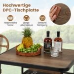 Sodo baldų komplektas su 2 kėdėmis ir stalu (Natūrali)