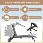 Lauko gultas su ratukais ir reguliuojamu stogeliu (Pilka)