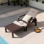 Lauko gultas su penkių padėčių atlošu (Kavos)