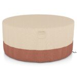 Apvalus lauko baldų uždangalas skersmuo 183 cm (Smėlio)