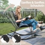 Ergonomiški lauko supamieji krėslai (2 vnt.) (Pilka)