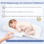 Dauginės kūdikių svarstyklės su svėrimu ir ūgio matuokle iki 30 kg (Balta)