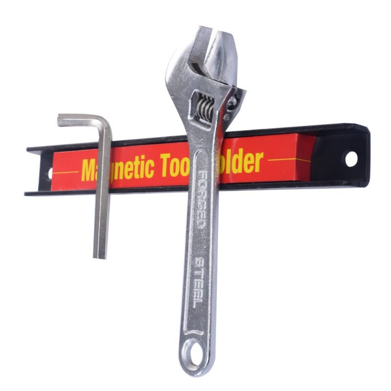 Magnetinė įrankių laikymo juosta – 3 dalių komplektas (Raudona)