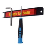 Magnetinė įrankių laikymo juosta – 3 dalių komplektas (Raudona)