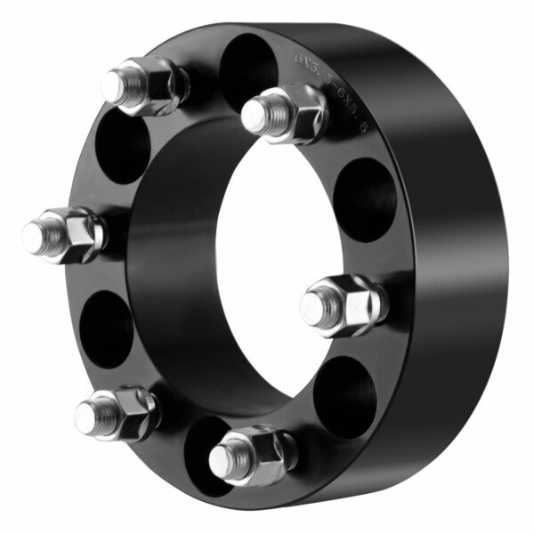 Aliumininiai ratų platinimo tarpikliai su tvirtinimo varžtais (Juoda)