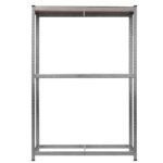 Tvirtas modulinis padangų stelažas dirbtuvėms (Juoda)