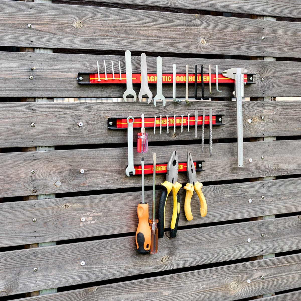 tl35077-11 Magnetinis įrankių laikiklių rinkinys (3 vnt.) (Raudona ir juoda)