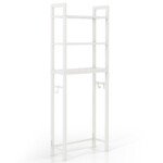 Vonios kambario lentyna virš unitazo 3 aukštų reguliuojamo aukščio (Balta)