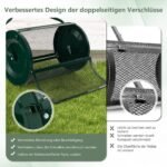 Sodo komposto ir sėklų barstytuvas 75 L (Žalia)