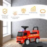 Vaikiškas automobilis gaisrinė mašina (Raudona)