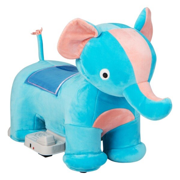Elektrinis paspiriamasis gyvūnas su muzika vaikams (Mėlyna)