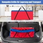 Didelė nešiojama dėtuvė žaidimui Connect 4 (Raudona)