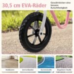 Vaikiškas balansinis dviratukas 12 colių ratais (Rožinė)