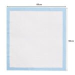 5 sluoksnių šunų treniruočių paklotėliai 60 x 90 cm (Mėlyna ir balta)