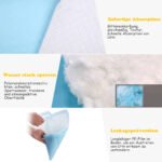 5 sluoksnių šunų treniruočių paklotėliai 60 x 90 cm (Mėlyna ir balta)