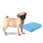 Higieniniai padėklai šunims 60x60 cm 200 vienetų (Mėlyna ir balta)