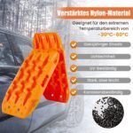 Traukos lentelės padangoms 2 vnt. (Oranžinė)