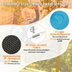 3-in-1 lauko batutas su sūpuokle ir skersiniu (Oranžinė)