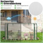 Mini šiltnamis su atidaromu užtrauktuku (Balta)