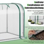 Mini šiltnamis su atidaromu užtrauktuku (Balta)