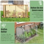 Mini šiltnamis su atidaromu užtrauktuku (Balta)