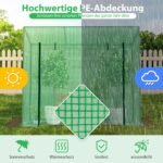 Daugkartinio naudojimo šiltnamis su dviem tinkleliais (Žalia)