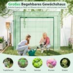 Daugkartinio naudojimo šiltnamis su dviem tinkleliais (Žalia)