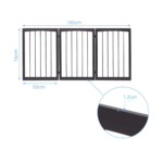 Sulankstomas apsauginis barjeras gyvūnams ir vaikams (Ruda)