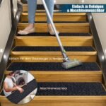 Neslystantys pakopų kilimėliai (15 vnt) (Pilka)