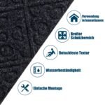 Neslystantys pakopų kilimėliai (15 vnt) (Pilka)