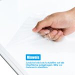 Magnetinė rašymo lenta su aliuminio rėmu 90 x 60 cm (Balta)