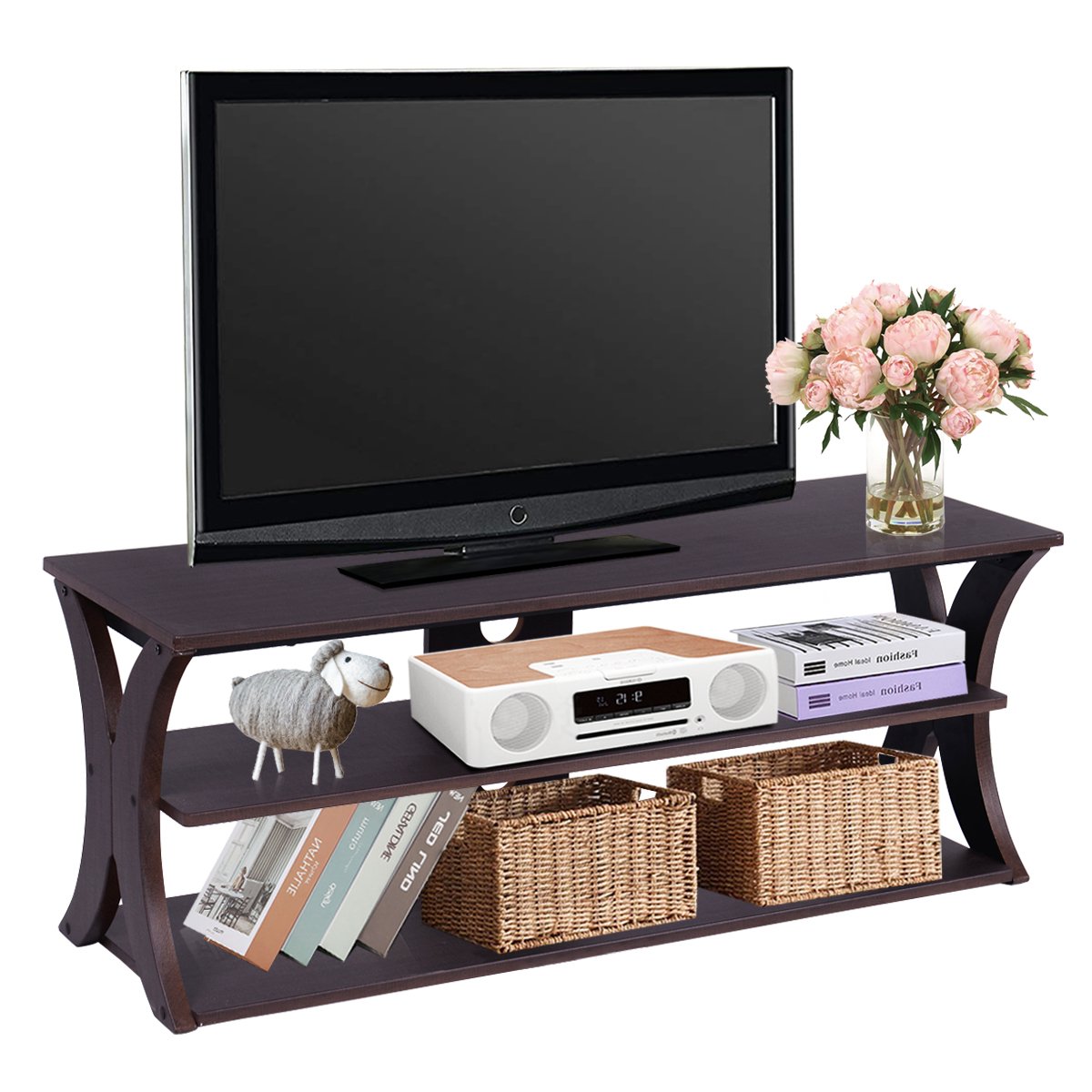 tv-schrank_f_r_fernseher-hw54017_2_ TV stovas su dviem atviromis lentynomis (Violetinė)