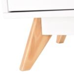 TV staliukas su daiktadėže (Balta)