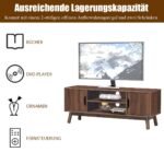 TV staliukas su atvirais ir uždaromais skyriais iki 50 colių (Riešuto)
