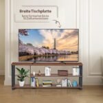 TV stovas su atviromis lentynomis (Ruda)