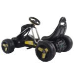 Minamas vaikiškas kartingas su reguliuojama sėdyne (Raudona)