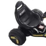 Vaikų pedalinis gokartas su reguliuojama sėdyne (Juoda)