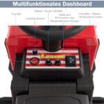 Elektrinis vaikų gaisrinis automobilis (Raudona)