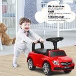 Vaikiškas automobilis stumdukas (Raudona)